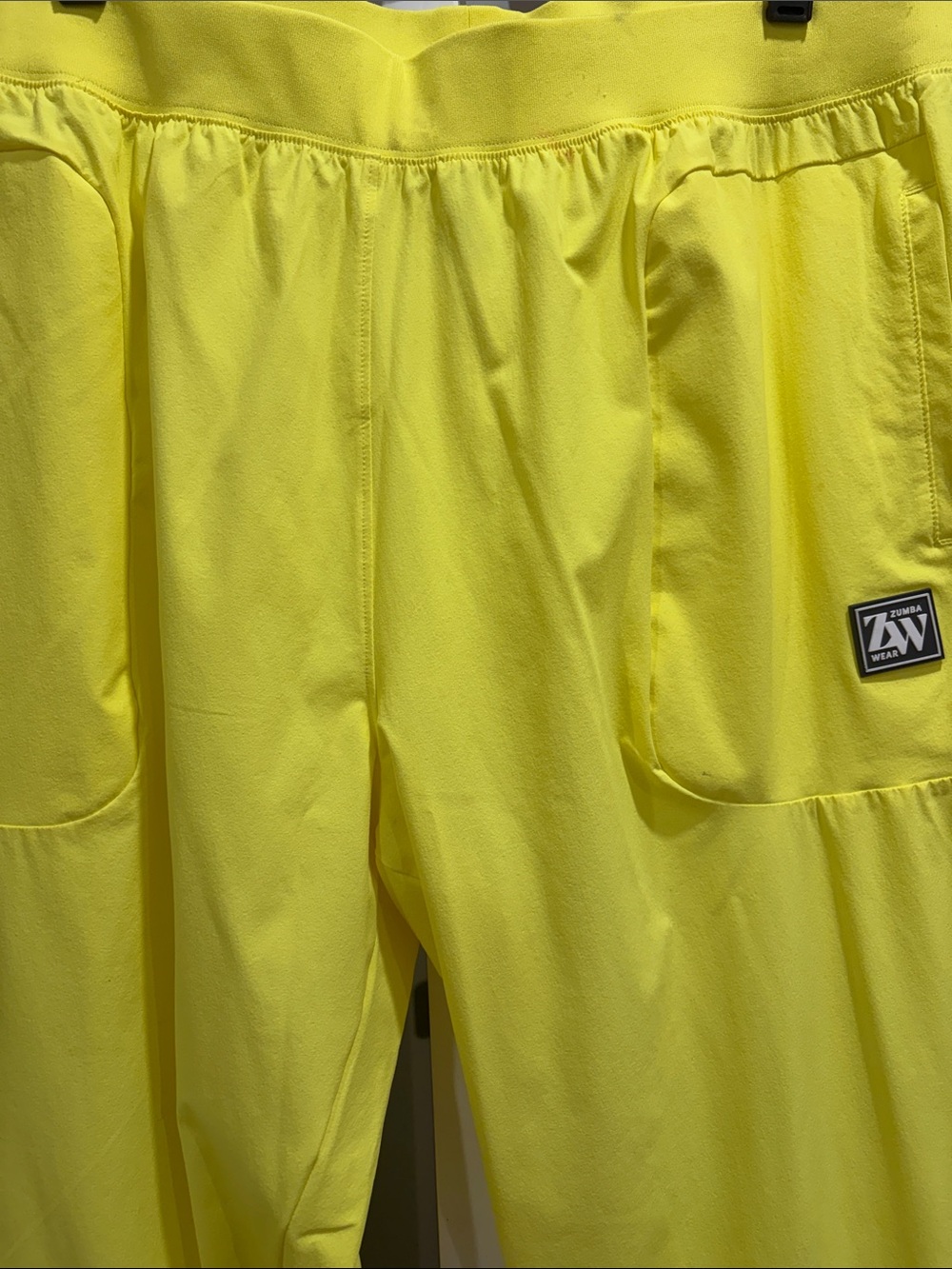 Kids Neon Yellow Drawstring Bottoms